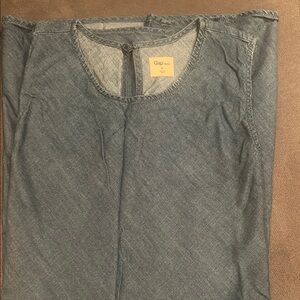 GAP Blue Denim shift dress
